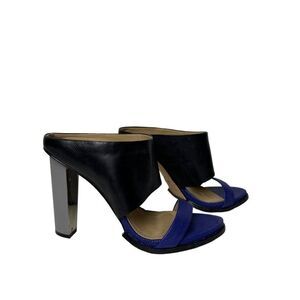 BCBGMAXAZRIA Color Block Mule Day Sandal Size 8.5